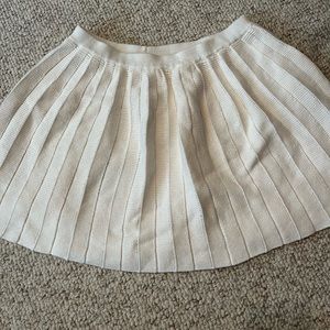 white skirt